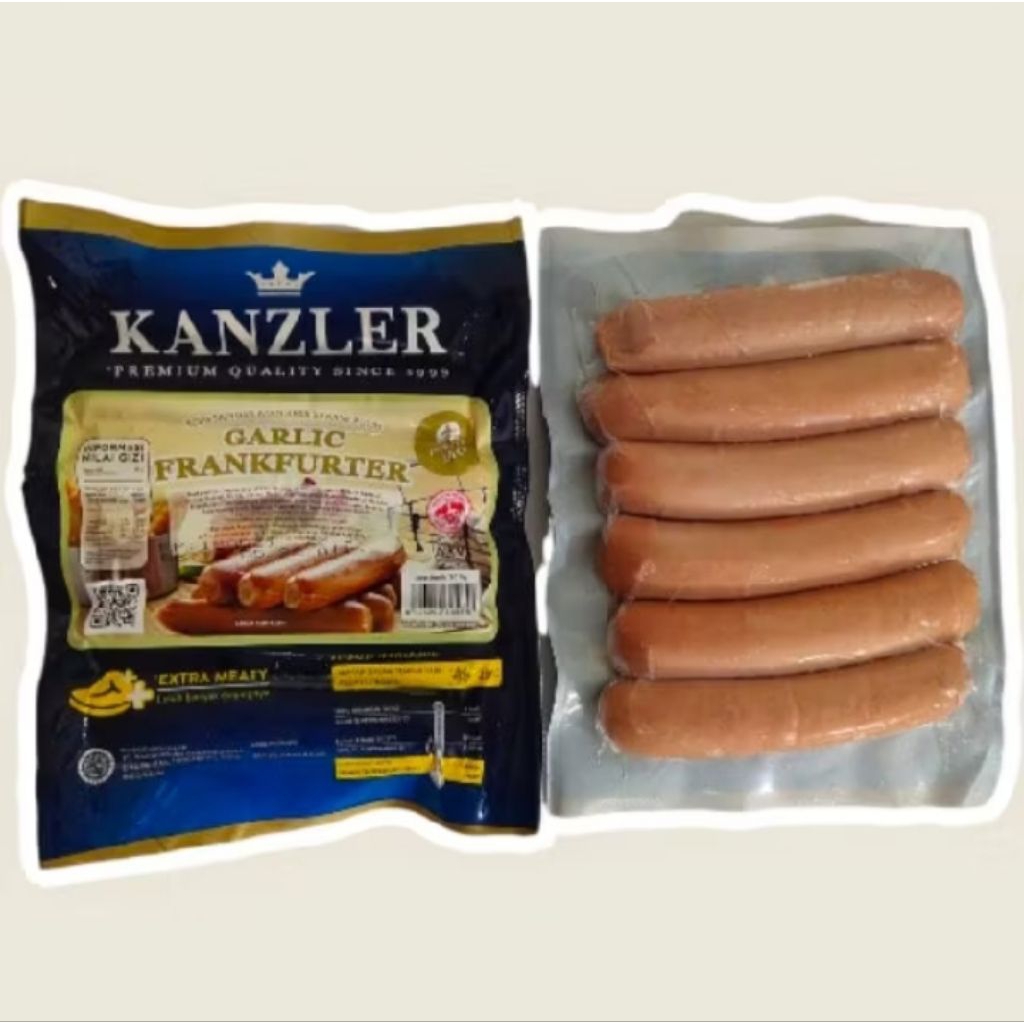 

kanzler sosis garlic Frankfurter 300 gram