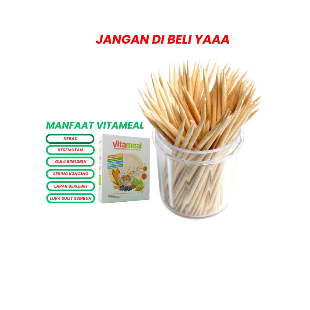 

[JANGAN DI BELI] VITAMEAL - Sereal Makanan Nutrisi Sehat, Rendah Gula, Rendah Kalori, Tinggi Serat & Antioksidan - Sumber Protein, Kalsium, Vitamin & Mineral - Pengganti Sarapan Oat Food Granola Oatmeal Susu Cereal Meal