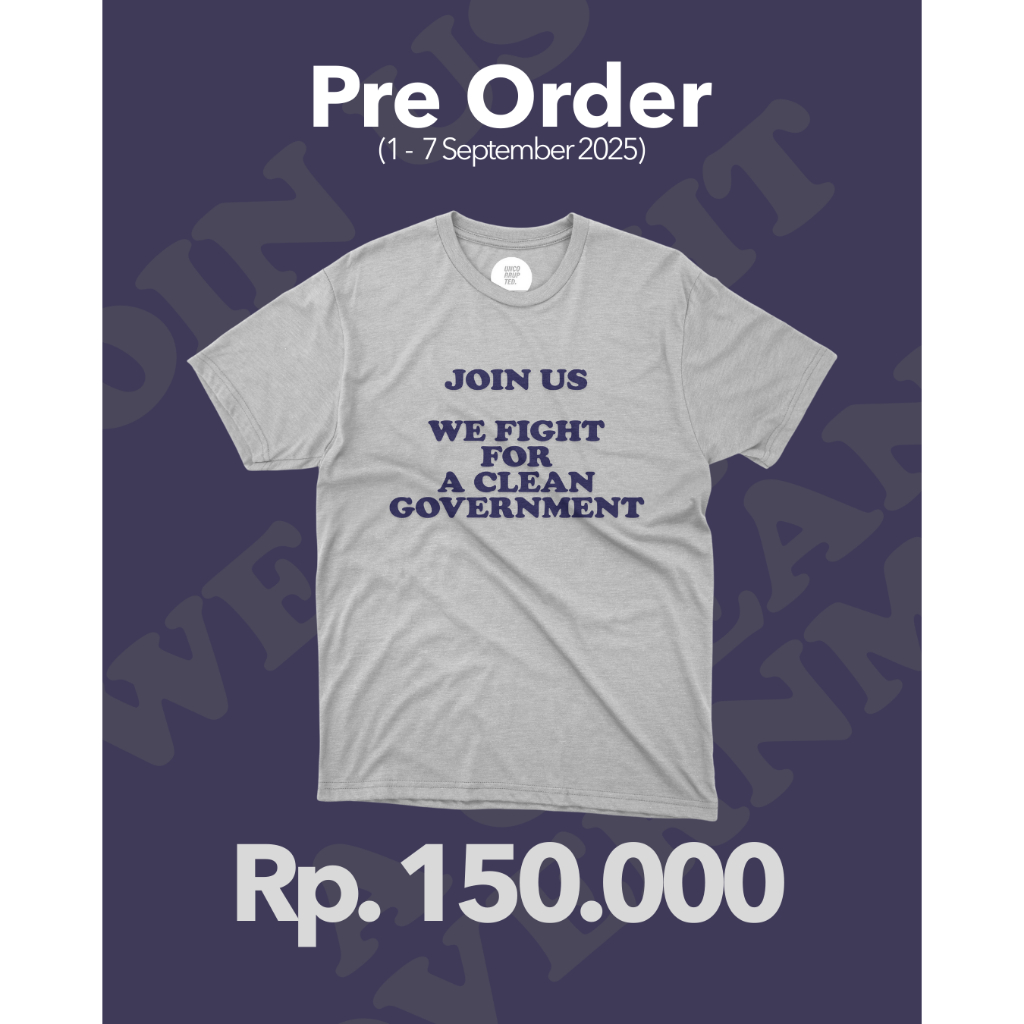 T-shit Join Us We Fight For A Clean Government// Uncorrupted Store