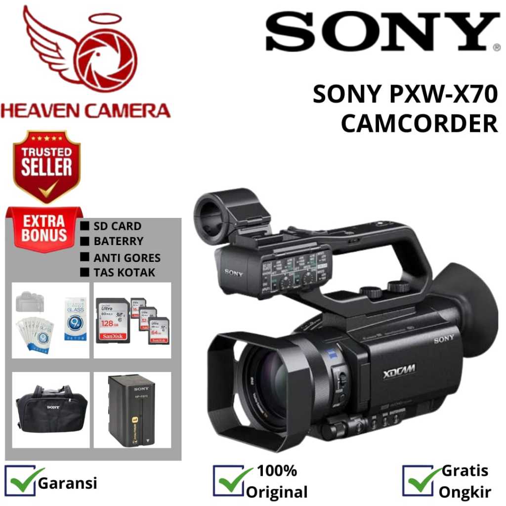 SONY PXW-X70 PROFESSIONAL HAND HELD CAMCORDER / CAMCORDER SONY PXW-X70 / SONY PXW-X70