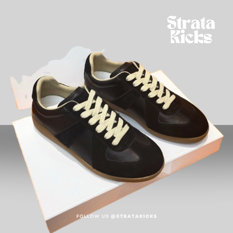 MM German Army Trainer Black Gum Sneaker (Size 35-45)