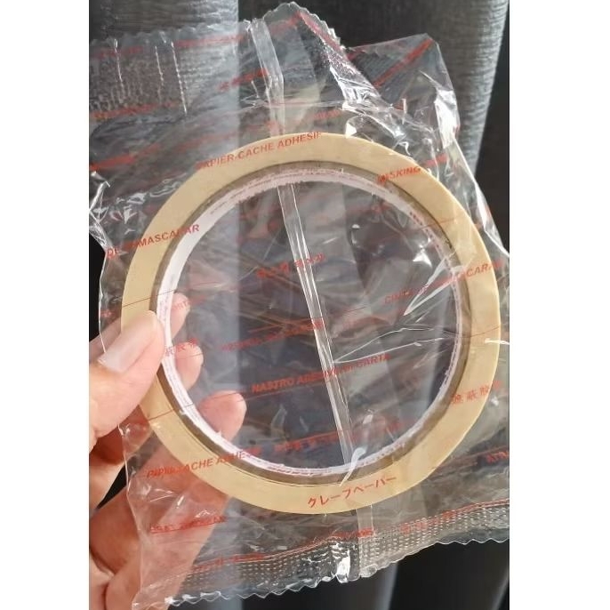 

Isolasi kertas / Lakban kertas / Masking tape 1/2" (12mm) x 20 yard | Nachi tape | Murah | Original