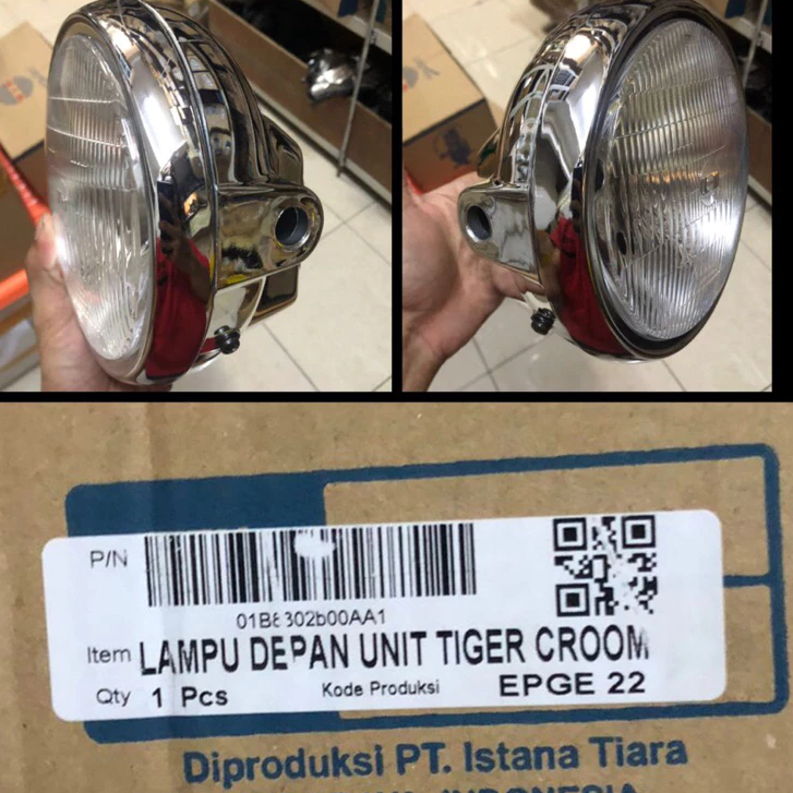 Lampu Depan Tiger Lama Lampu Depan Tilam Set Merk WIN