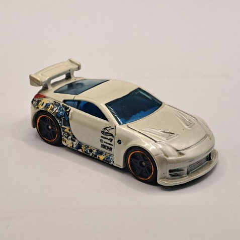 2012 Hot Wheels - Nissan 350 Z - White - Loose