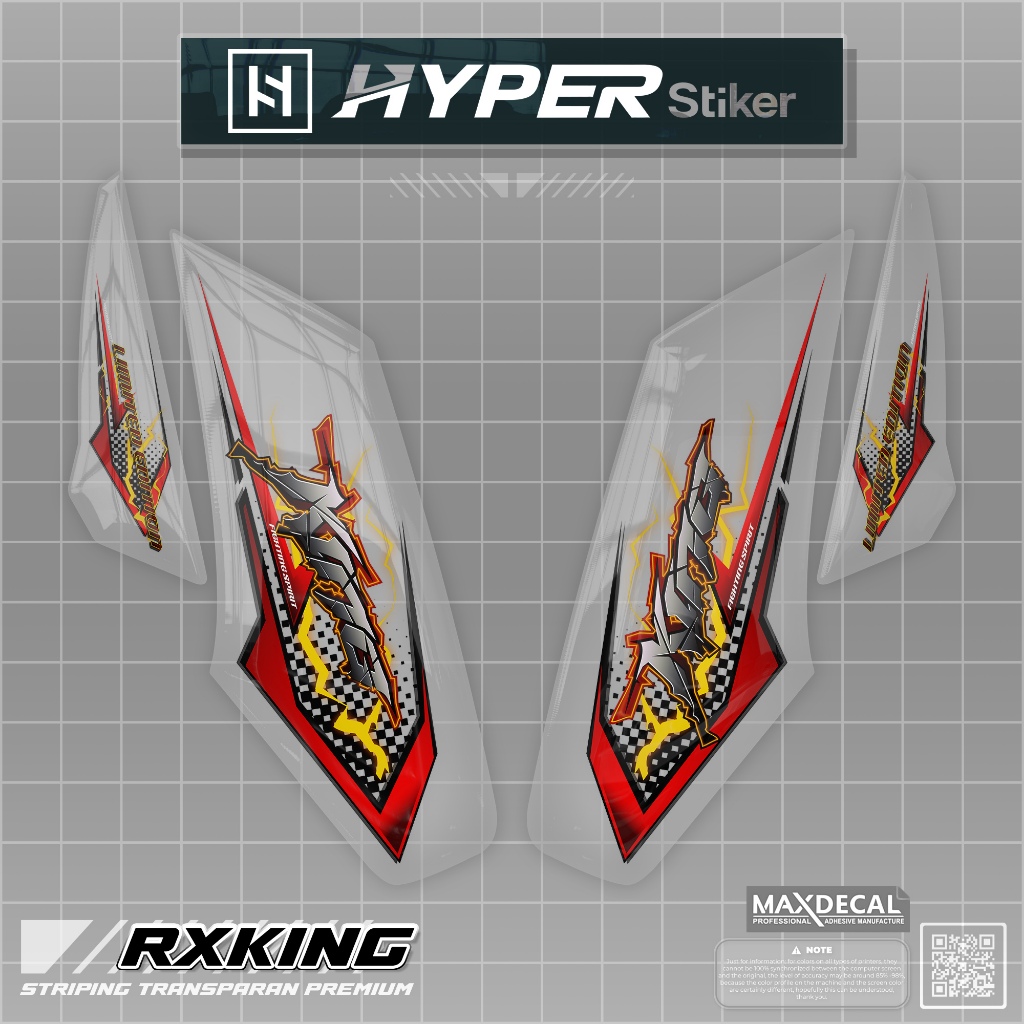 STRIPING STIKER TRANSPARAN YAMAHA RX-KING/STIKER VARIASI RX KING/STRIPING RX KING TRANSPARAN