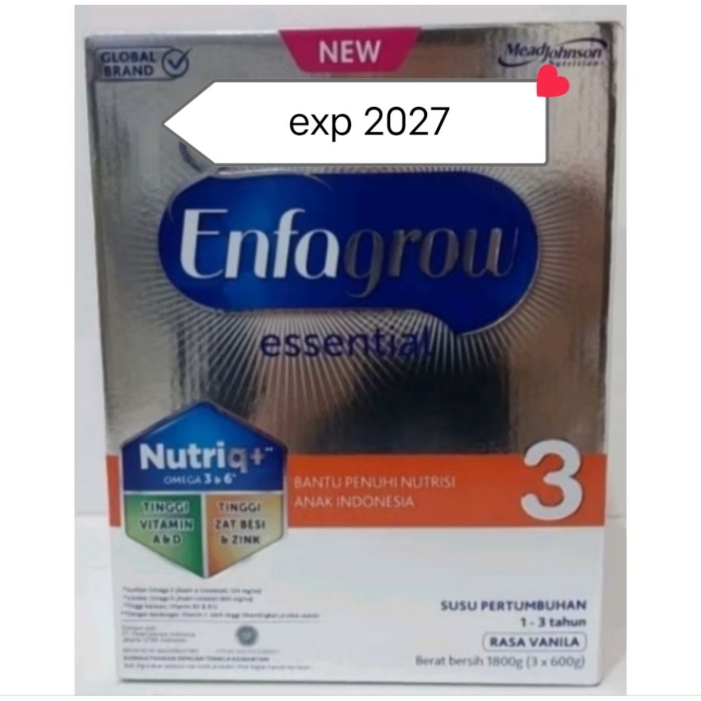 susu enfagrow essential 3 1800gr