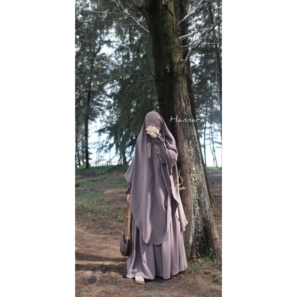 Gamis Hannara La Outfit| Gamis Syar'i non pad | Gamis casual