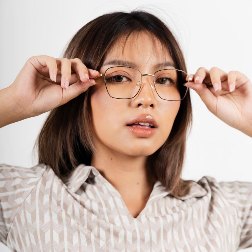 FRAME KACAMATA 1933 KOTAK, LENSA PHOTOCROMIC