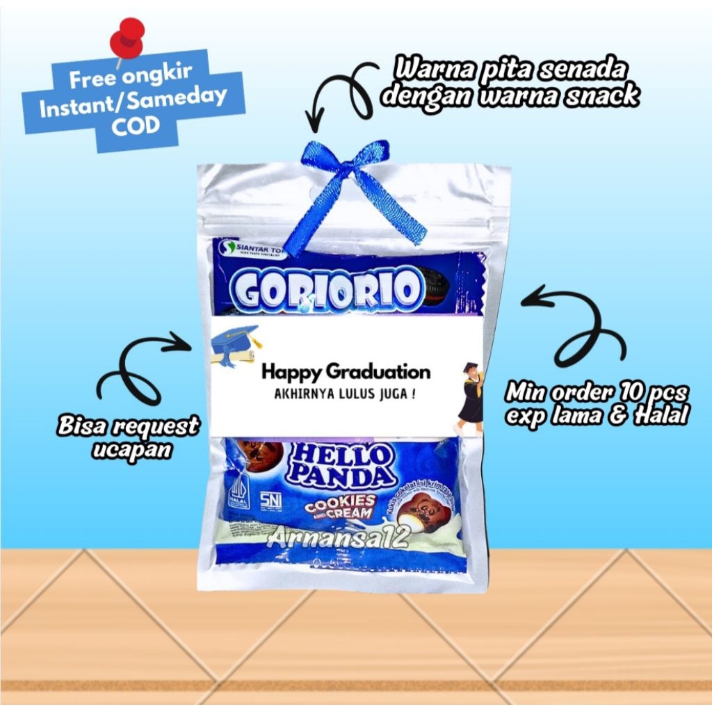 

Paket Mini Snack Tema Warna Biru Bisa Custom Nama Dan Request Ucapan