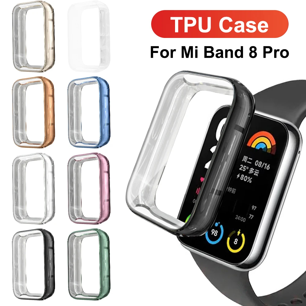 Soft Case Mi Band 8 Pro Bumper Case Xiaomi Smart Band 8 Pro Pelindung Layar - Hematacc