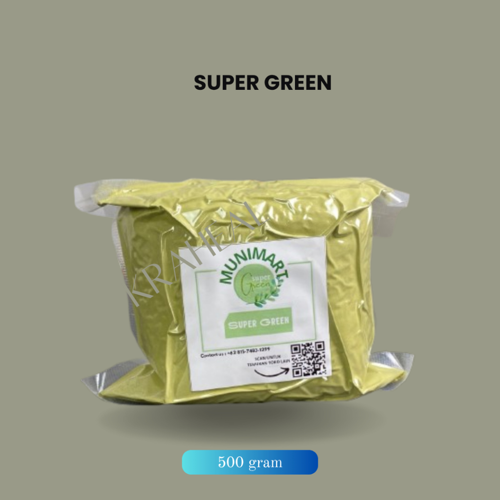 

500gramss herbal alamii powderss greentea s+ organik