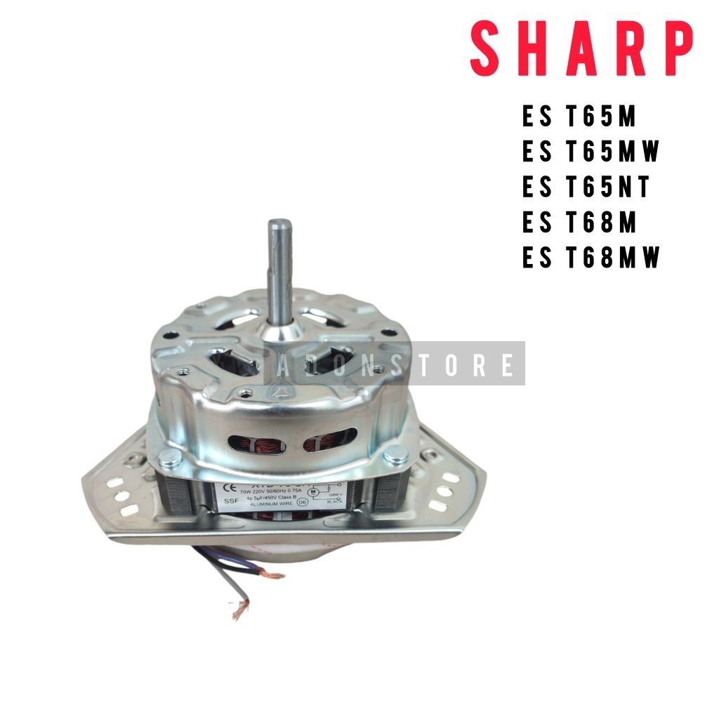 DINAMO PENGERING SHARP ES T65 T68 M MW NT / MOTOR SPIN MESIN CUCI SHARP T65M T65MW T65NT T68M T68MW