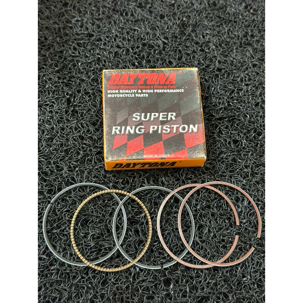 Ring Seher Ring Piston DAYTONA SUPER RING PISTON 52mm 55,25mm tipis Japan Original NOS Daytona Racin
