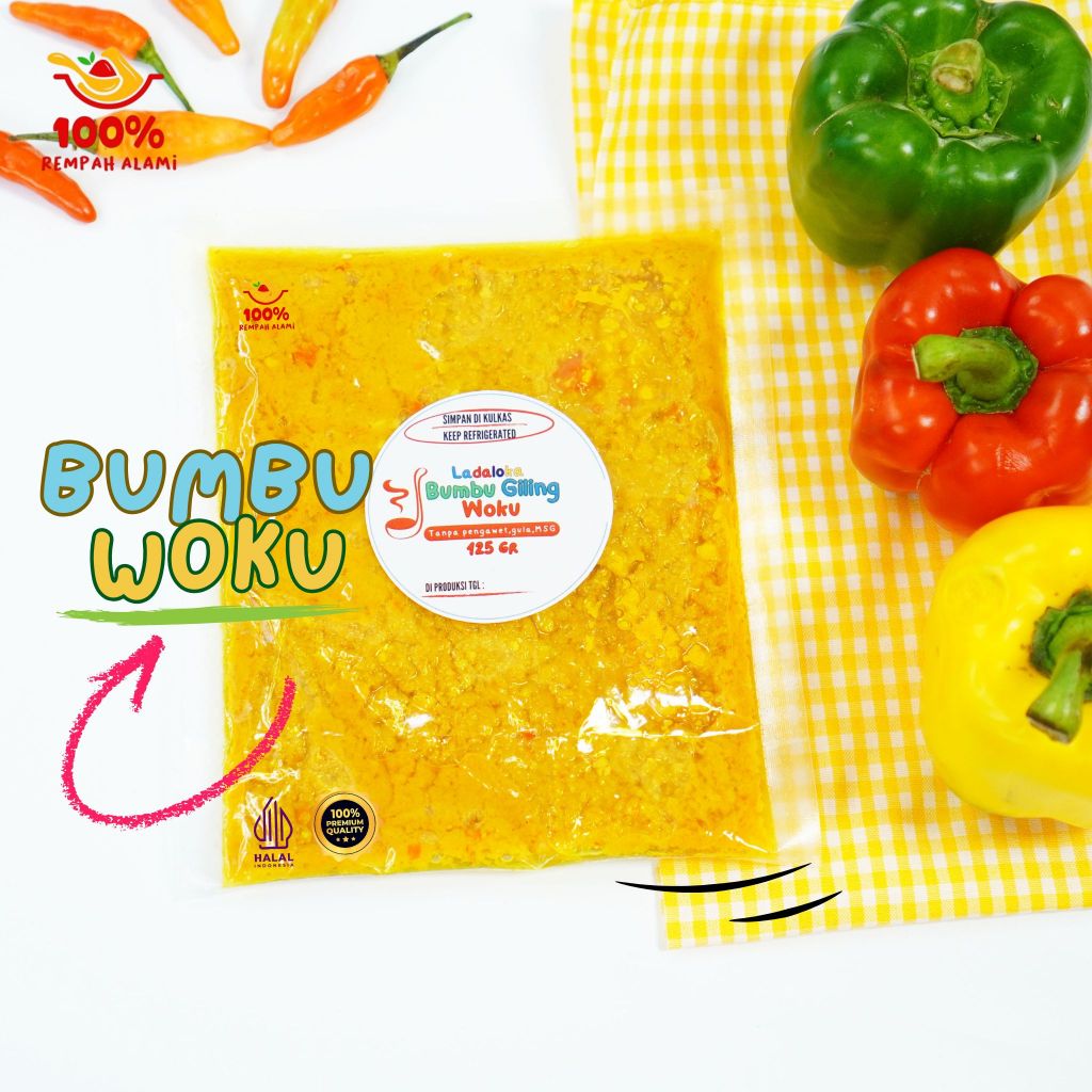 

100persen - Bumbu Giling Instan Woku khas manado 125gr