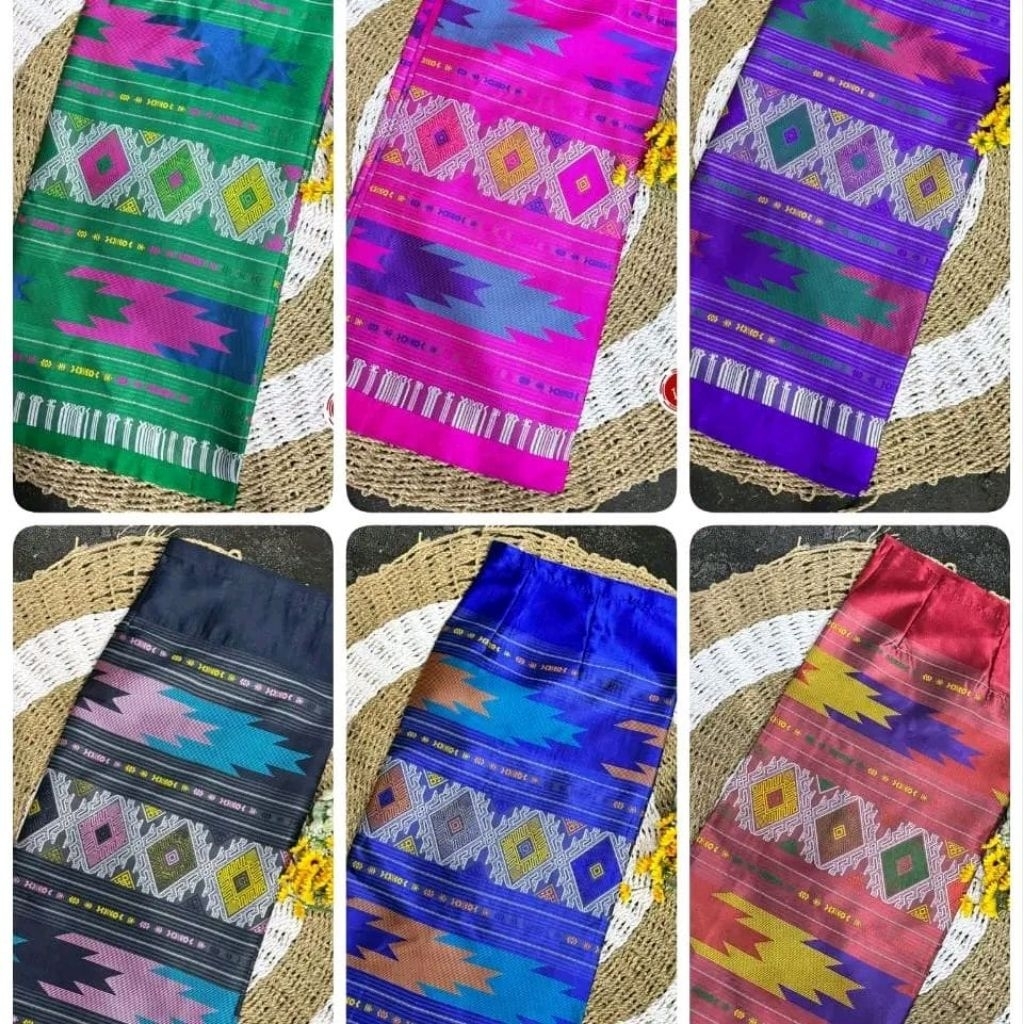 Rok lilit Motif kilat Bangkok