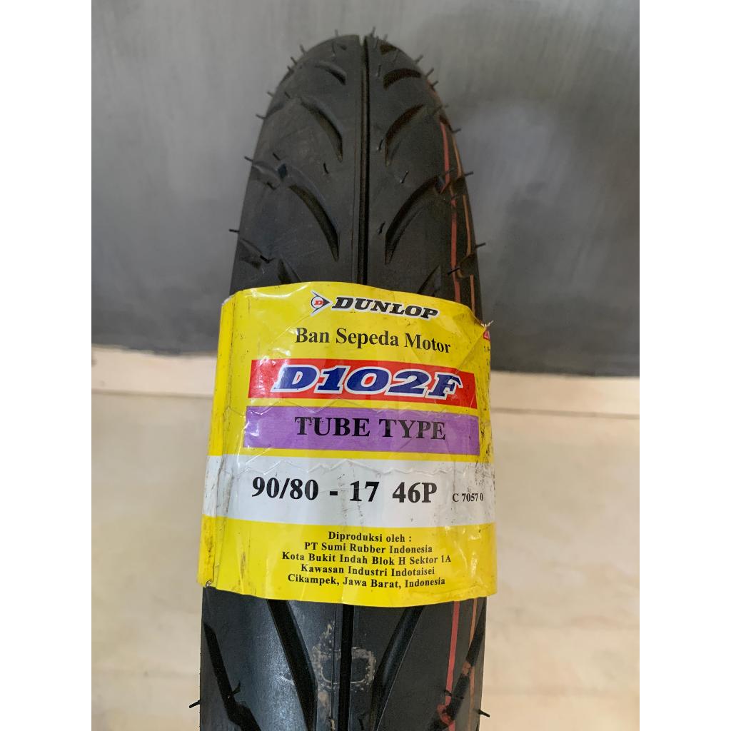 Dunlop D102 90/80-17 | Ban Motor Xabre, Vixion, MX King 150, Jupiter MX 150, New Mega Pro, Supra GTR