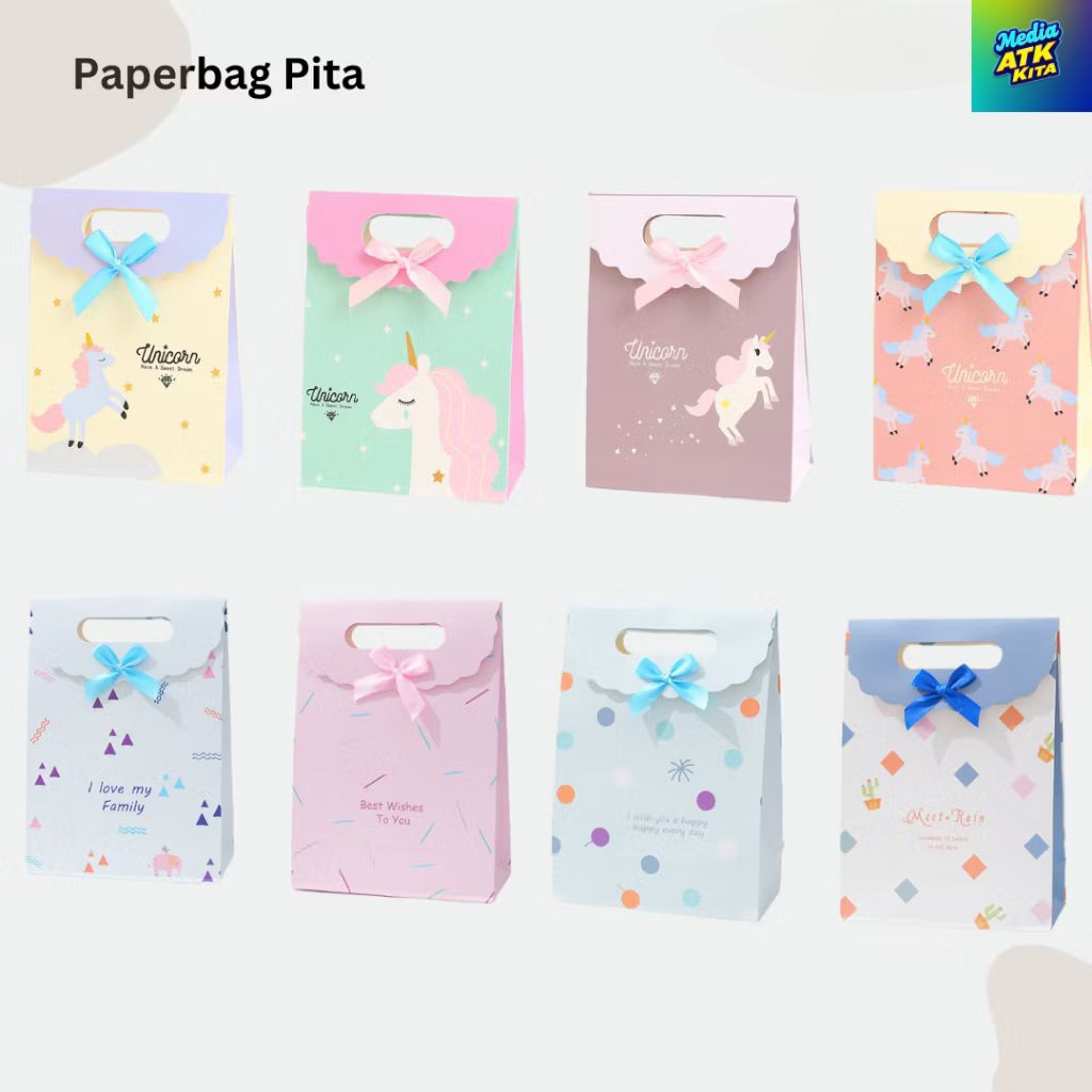 

Paper Bag Pita Lucu Ukuran S, M, dan L / Pcs