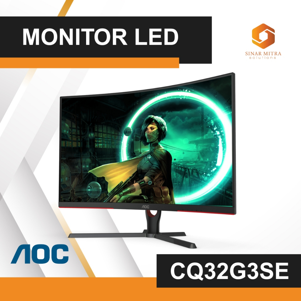 AOC CQ32G3SE 31.5" 165Hz QHD Curved Gaming Monitor