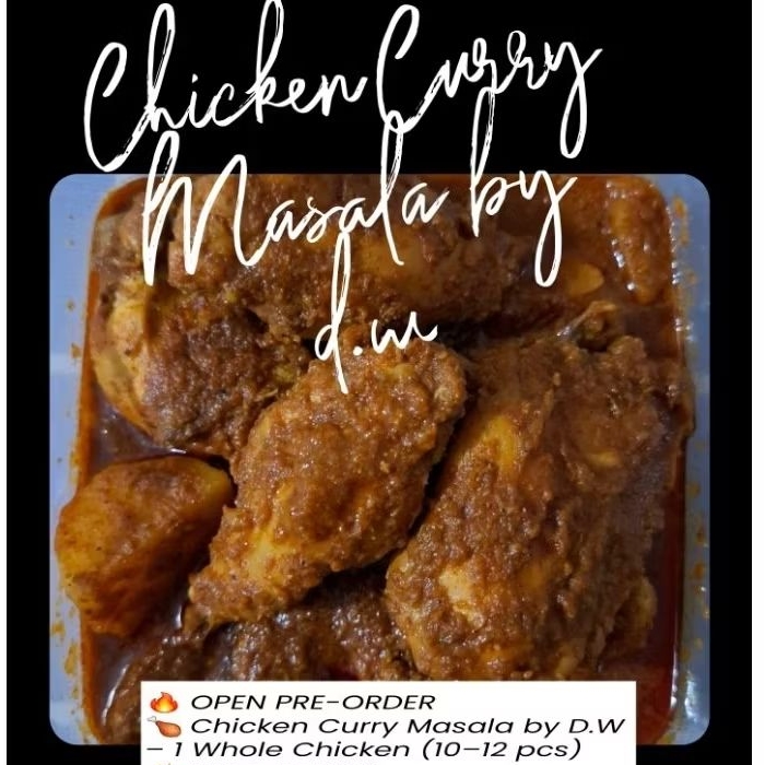 

Pre-Order Chicken Curry Masala by D.W (whole/10pcs)
