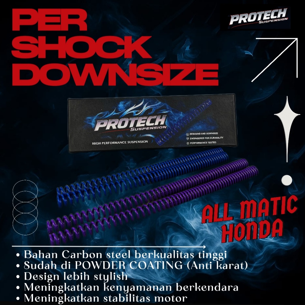 PRO09 PER DOWNSIZE ALL MATIC HONDA PER DOWNSIZE SHOCK DEPAN BEAT VARIO  PCX ADV