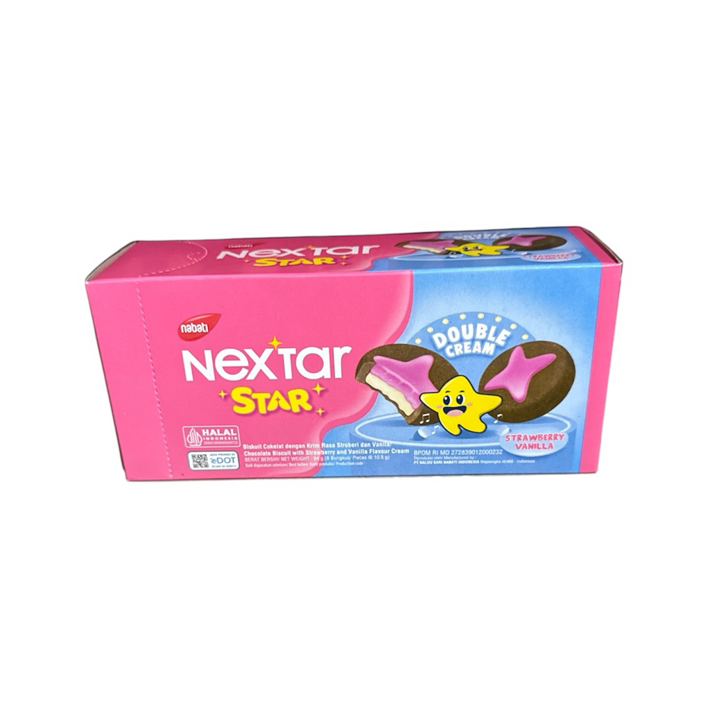 

Nextar Star Double Cream Strawberry Vanilla Cream