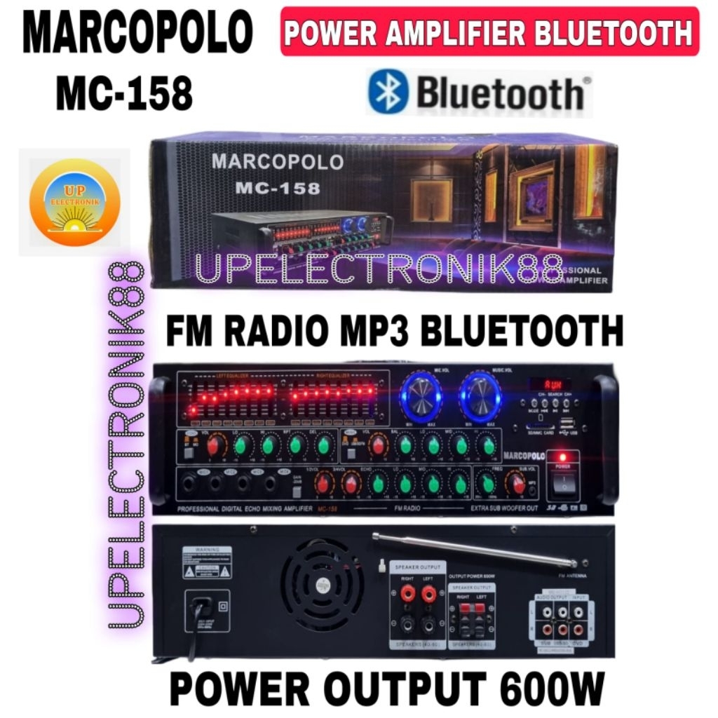 Power Amplifier Marcopolo MC 158 New Bluetooth