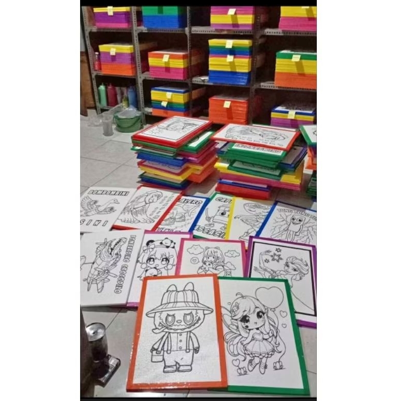 

Styrofoam lukis anak