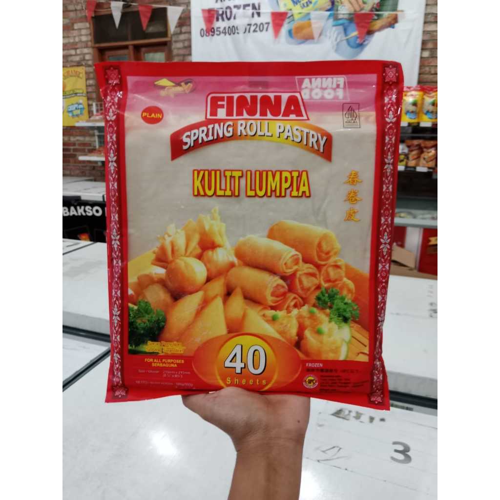 

Kulit Lumpia Finna Spring Roll Pastry 40 Sheets