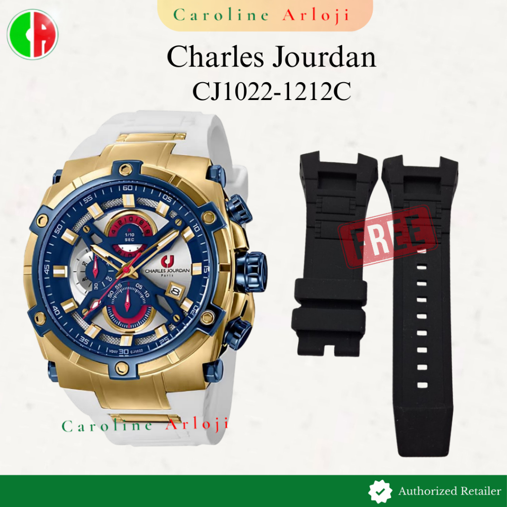 ORIGINAL Jam Tangan Pria Charles Jourdan CJ1022-1212C / CJ1022 1212C / CJ1022-1512C / CJ1022 1512C
