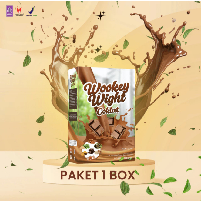 

1 BOX BEST SELLER !!! Wookey weight COKLAT Susu Penambah BB Terbukti Paling Ampuh 100%