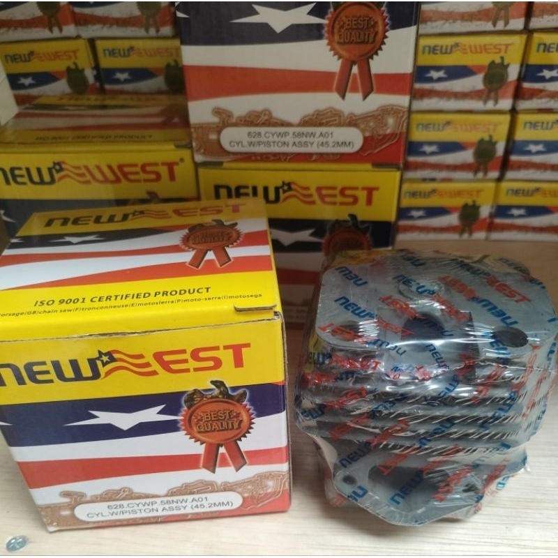 Foring New West 628 (42,5mm) - Cylinder Blok 5800 Chainsaw/Senso Newest NW628