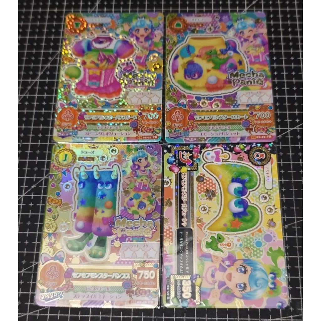 kartu aikatsu card fluffy monster coord mecha paniq nina dojima