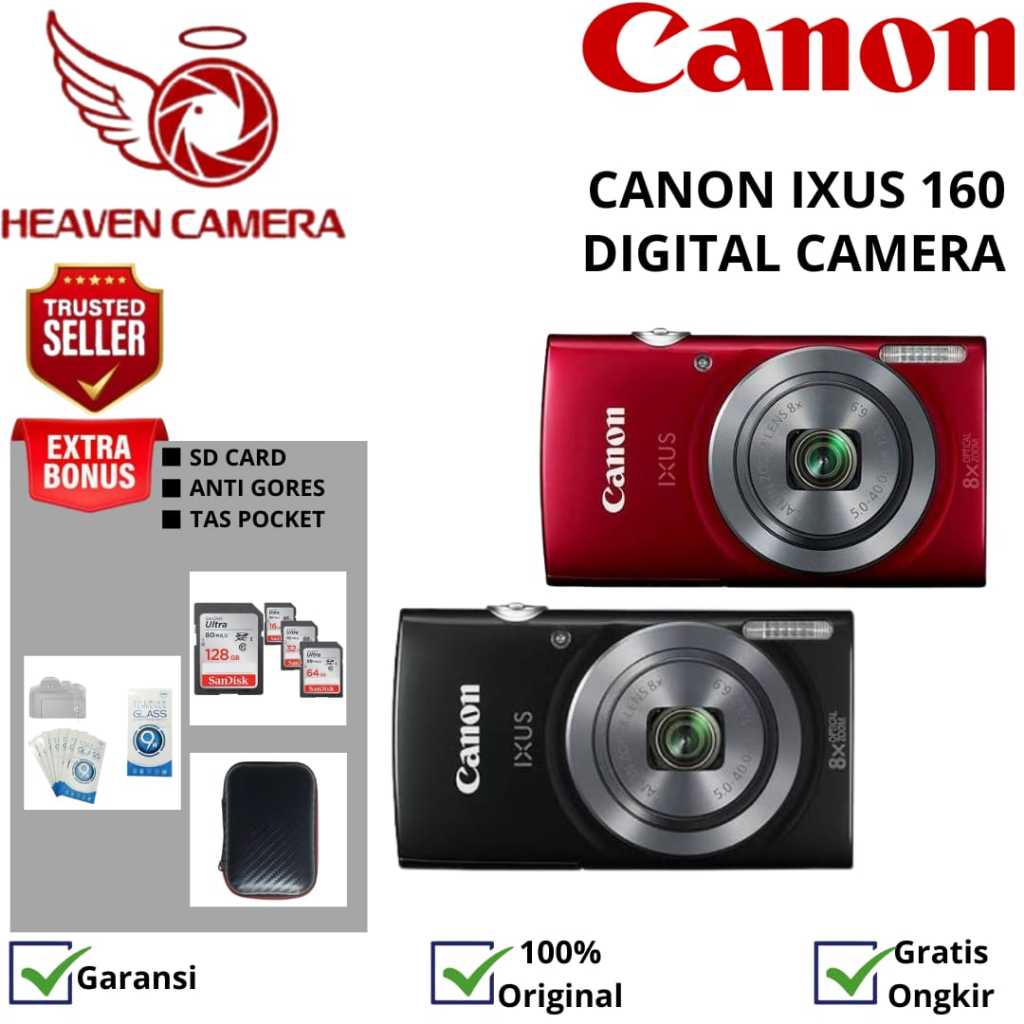CANON IXUS 160 / KAMERA CANON IXUS 160 / CANON IXUS 160 DIGITAL CAMERA