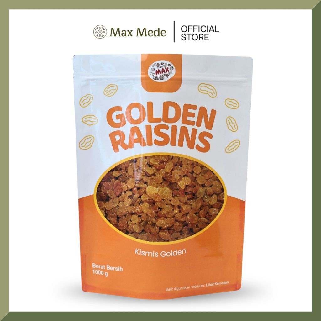

Max Mede - Kismis Arab 1kg Golden Asam Manis Premium Jumbo ismis Asam Manis Raisin Star untuk Oleh Oleh Haji dan Umroh