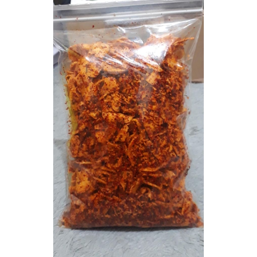 

BASRENG ekstra pedas DAUN JERUK 500GR basreng ektra pedas lv3