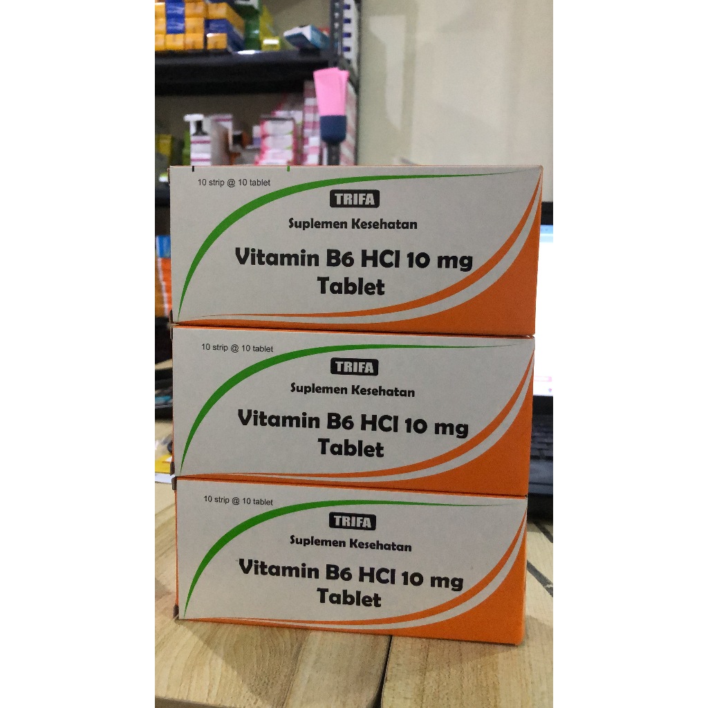 VITAMIN B6 HCI 10MG TRIFA BOX 100 TAB