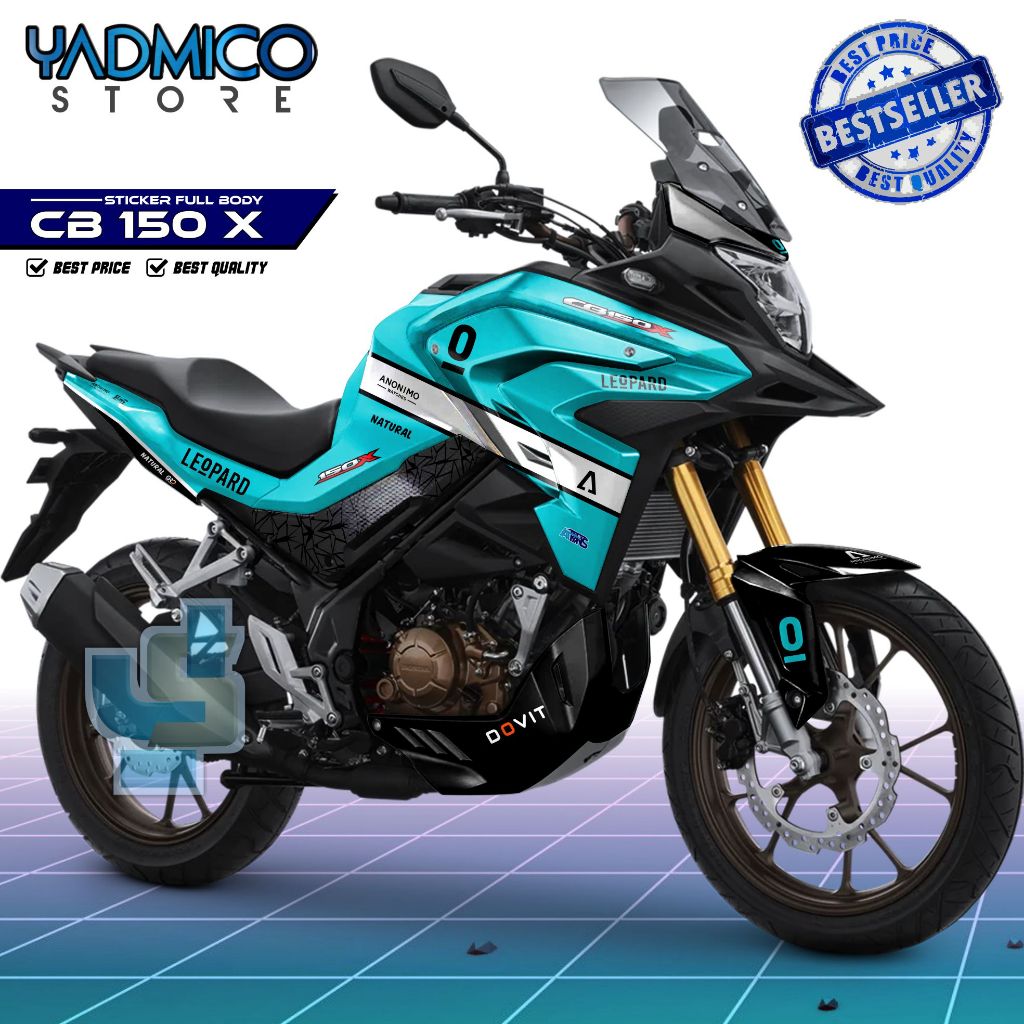 Decal CB 150 X Full Body / Stiker Motor CB150 X Fullbody / Dekal CBX 150 / Striping CB X 150 Variasi