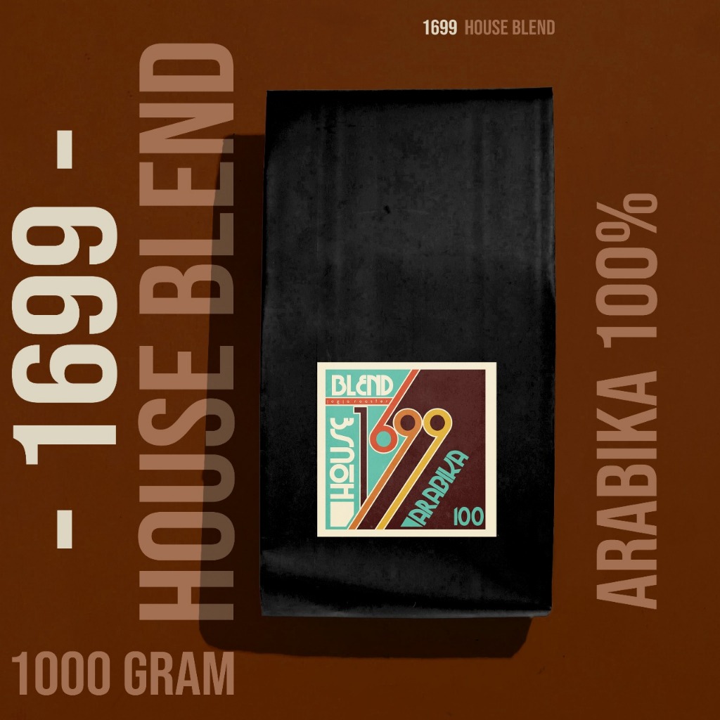 

1699 Blend Arabika Robusta – Kopi Nusantara House Blend 1kg | 100% Arabika | Strong Manis Fresh Roasted