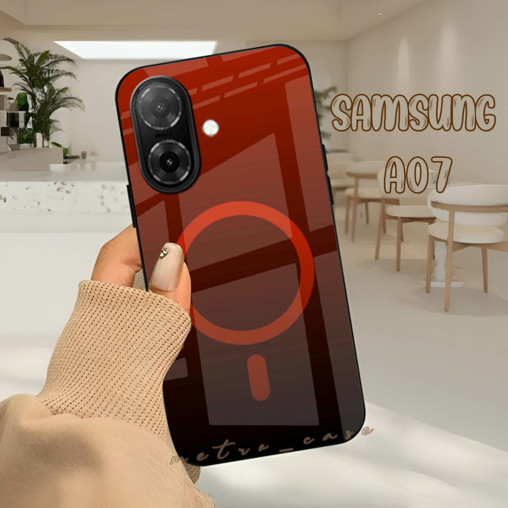 Softcase Glass Kaca Kilau SAMSUNG A07 - SAMSUNG A07 2025 - SAMSUNG NEW - Case SAMSUNG A07 - G76