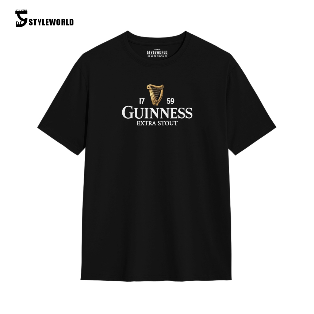 Kaos Guinness T-shirt 24s Cotton Combed Sw-4