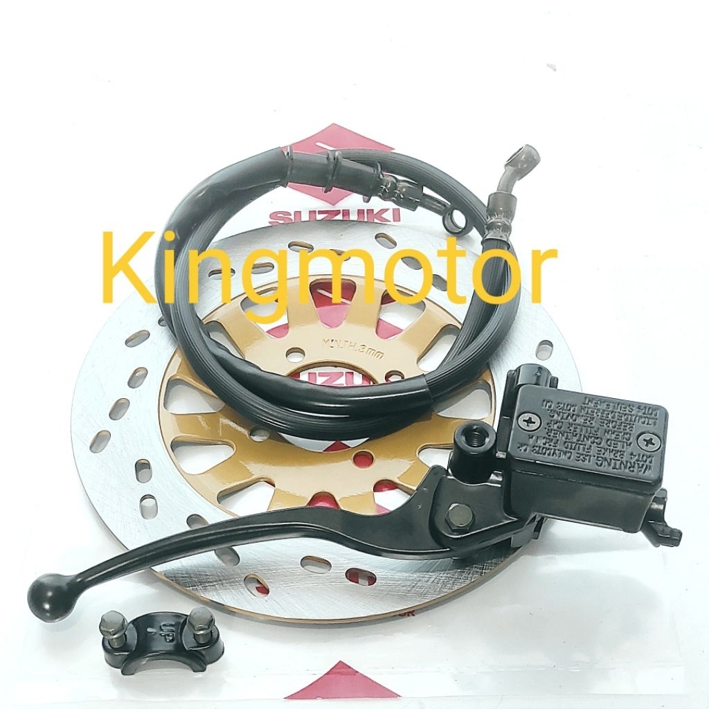 Piringan+Master Rem+Master Rem+Selang Rem Depan Suzuki Satria 2Tak,Tornado