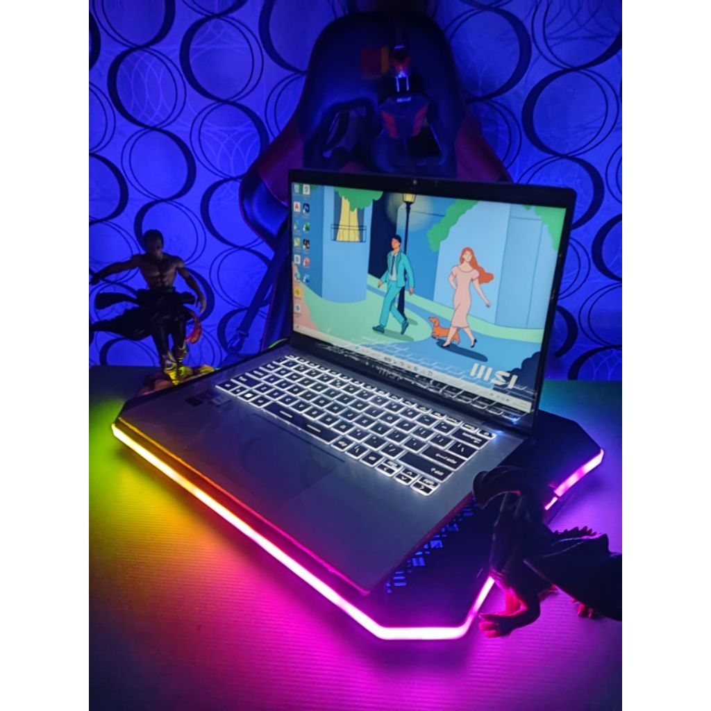 Laptop Design Slim MSI Modern 14 Core i5 Gen 11 Ram 8/512gb Ssd Siap Pakai COD