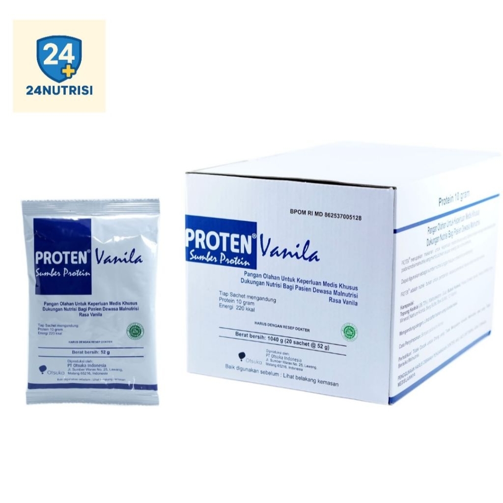 

Proten Rasa Vanilla (20 Sachet)