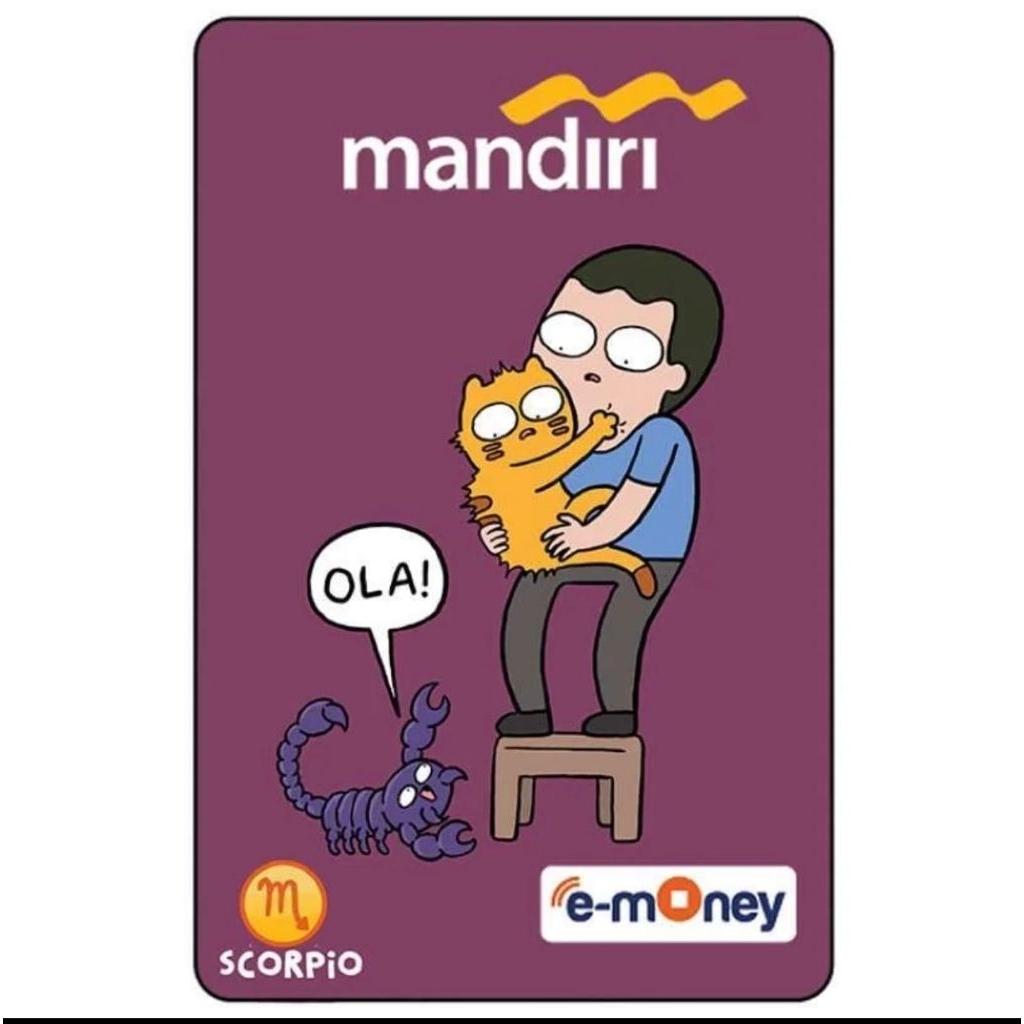 Mandiri e money e-money edisi Tahilalats Scorpio
