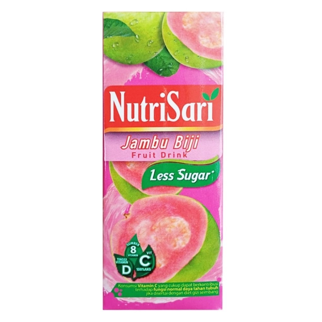 

NutriSari Jambu Biji Minuman Vitamin C Kotak 200 ml Nutri Sari 200ml
