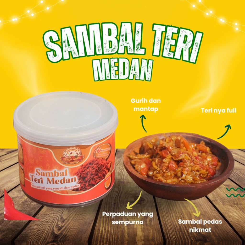 

Sambal Teri Medan 150gr