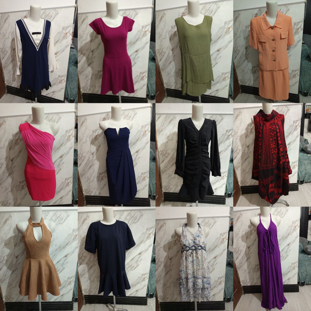 Preloved dress kawai set kantor dress pesta sexy