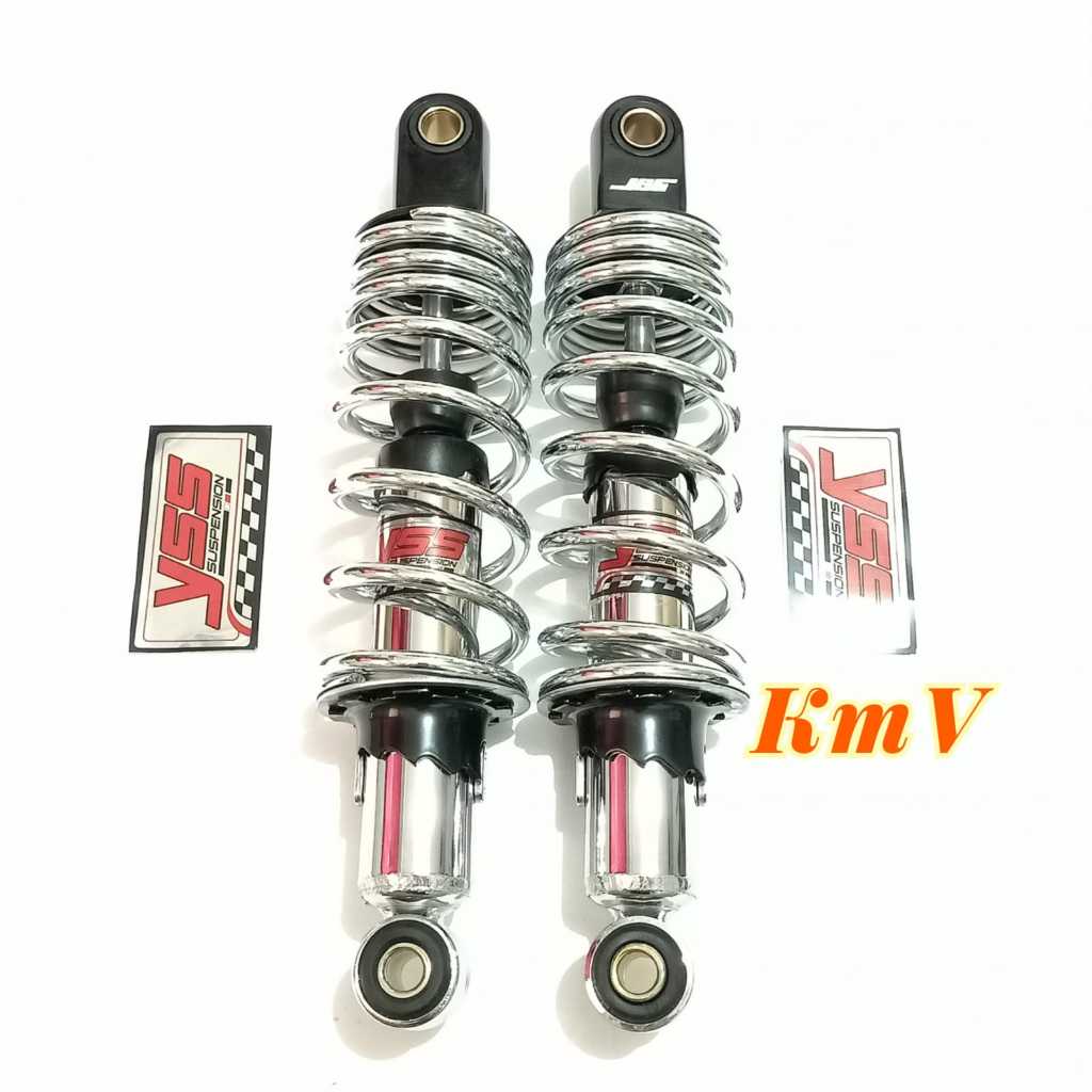 Shockbreaker Belakang Vega Jupiter Copy YSS 280MM Motor Vega R Vega Zr Jupiter Z Force F1zr - Chrome