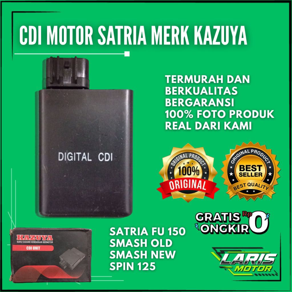 CDI Motor Satria Kazuya Original – CDI Satria FU 150, Smash Old, Smash New, Spin 125 Murah Berkualit