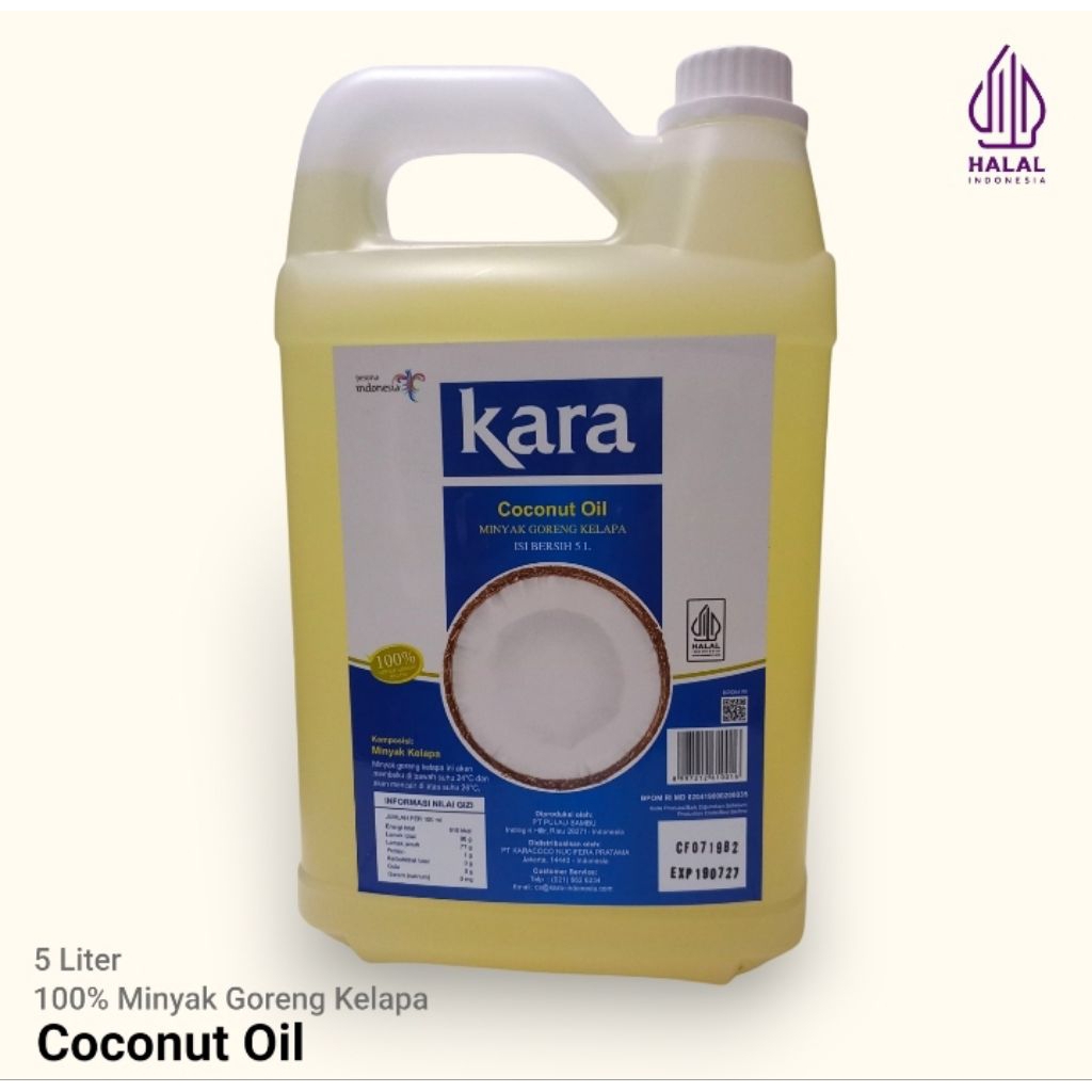 

Kara - Coconut Cooking Oil 1L - Minyak Goreng Kelapa Murni